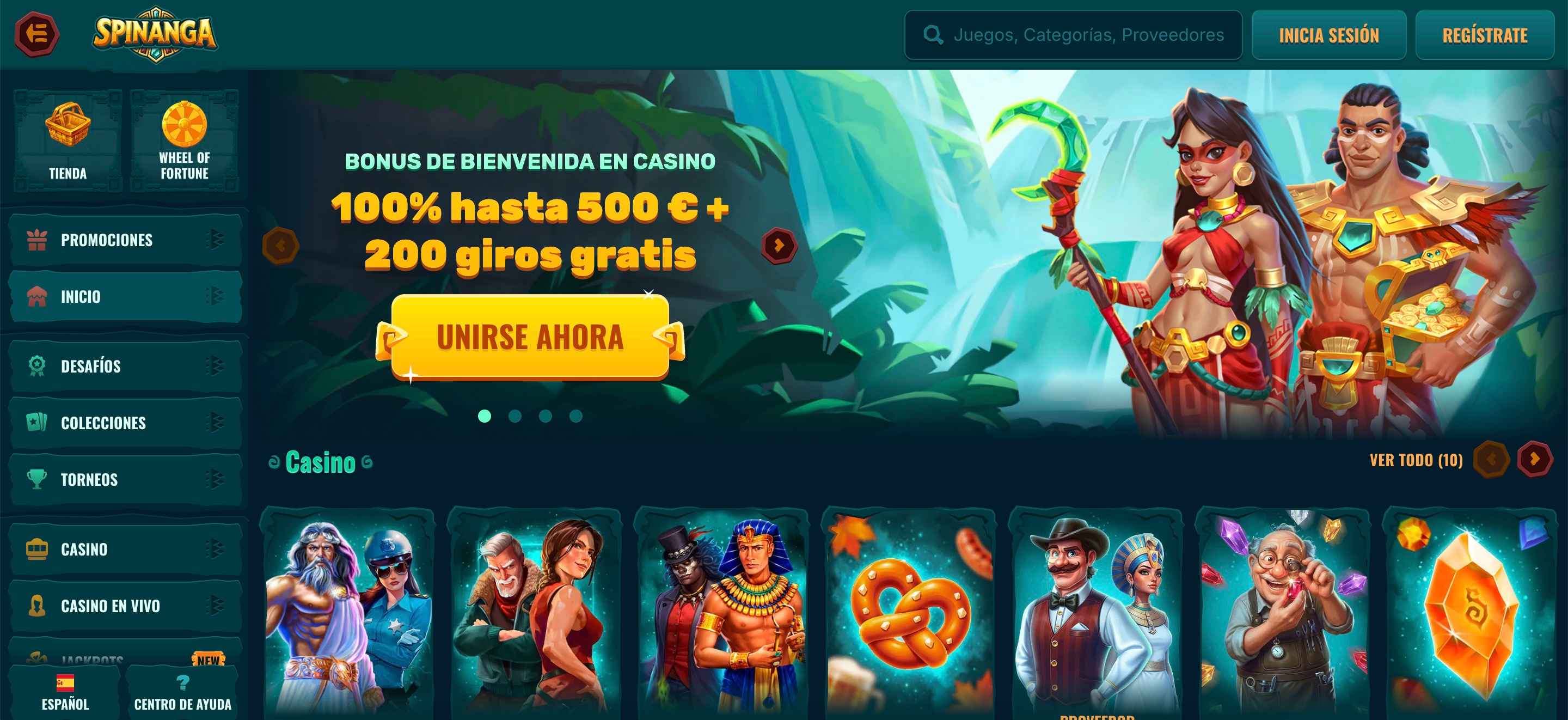 Reseña del casino Spinanga (2026)